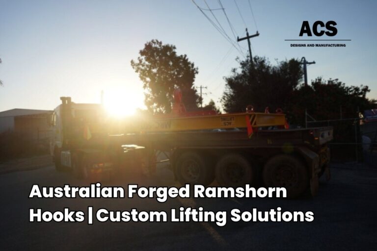 Custom ACS Ramshorn hook assembly for mining operations